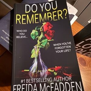 Do You Remember? Paperback Book with Red Rose Cover